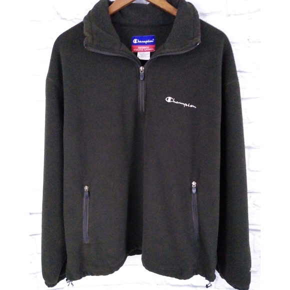 Champion Other - Vintage Champion 1/4 Zip Spellout Pullover L